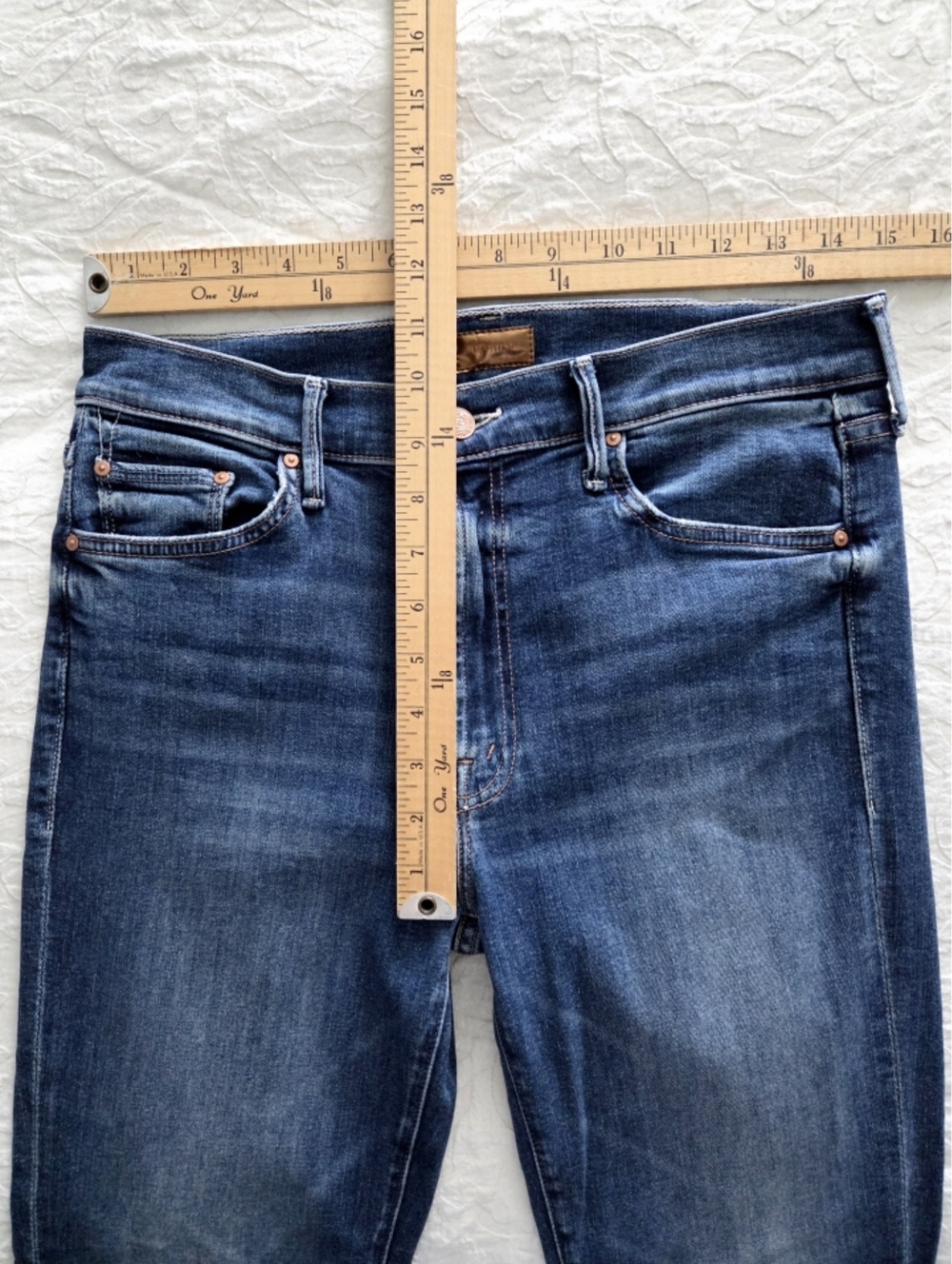 MOTHER The Outsider Ankle Jeans, Walking On Coals Wash, Size 30 - Picture 10 of 16